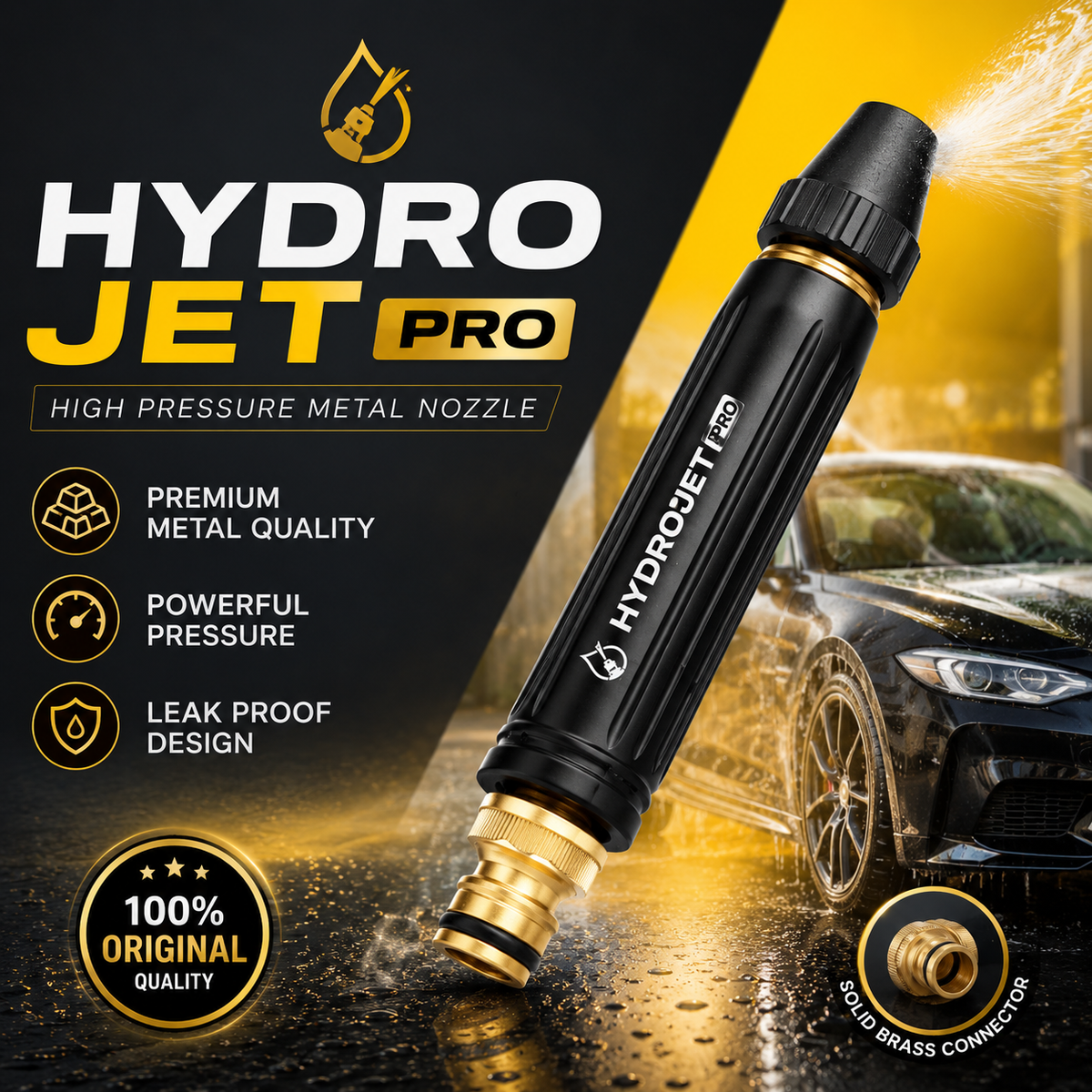 HYDRO  JET  PRO - HIGH  PRESSURE  WATER  SPRAY  NOZZLE