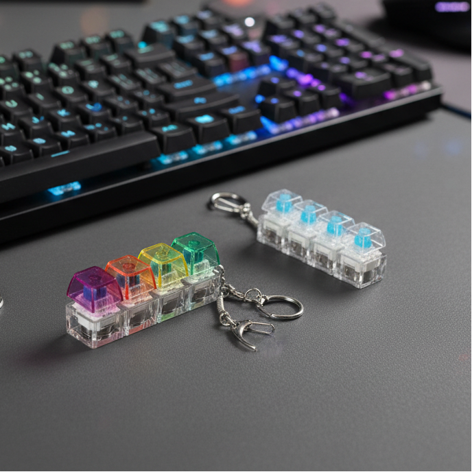 Keyboard Keychain for Stress & Anxiety Relief (Original)
